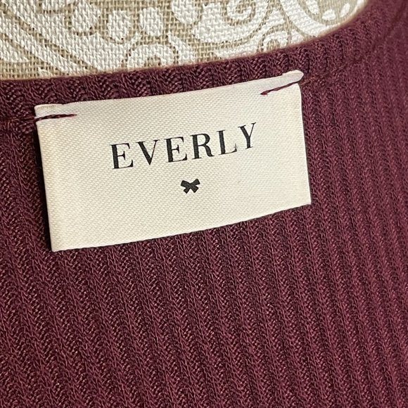 Women’s plum cardigan by Everly in size small. - Picture 5 of 5